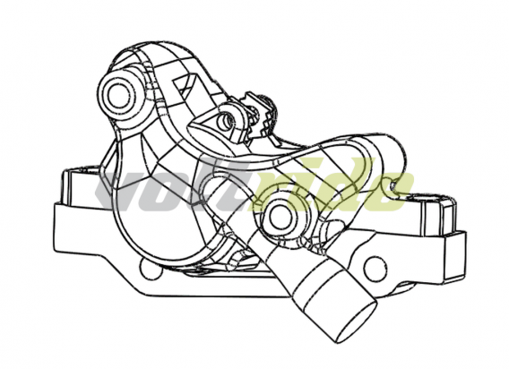 Dualtron X Rear Brake With Cable Assembly