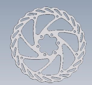 NAMI Burn-E brake disc (160mm)