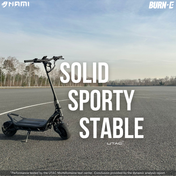 NAMI Burn-E 3 Max – electric scooter in stock - Enjoy the ride