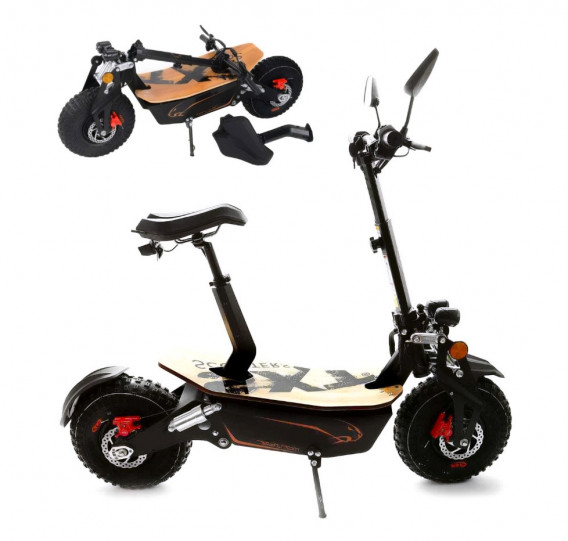 the electric Monster stock - scooter ride Enjoy SXT in